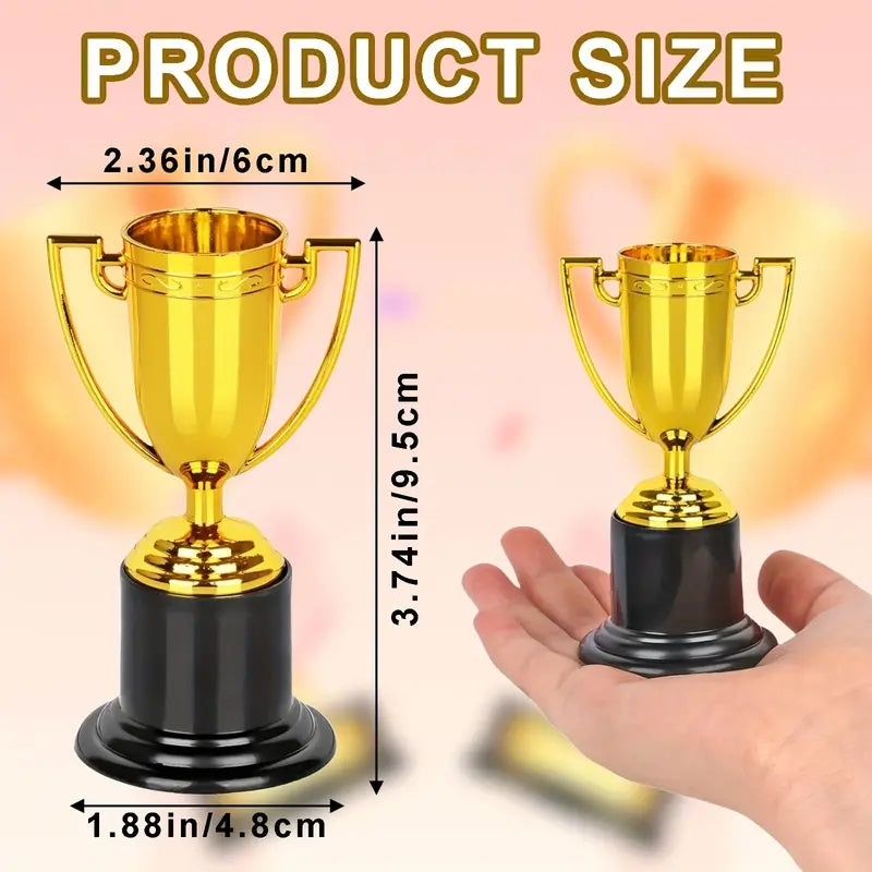 🏆  🥇 6 Trofeos para Niños - Primer Puesto ¡Celebra tu Victoria!