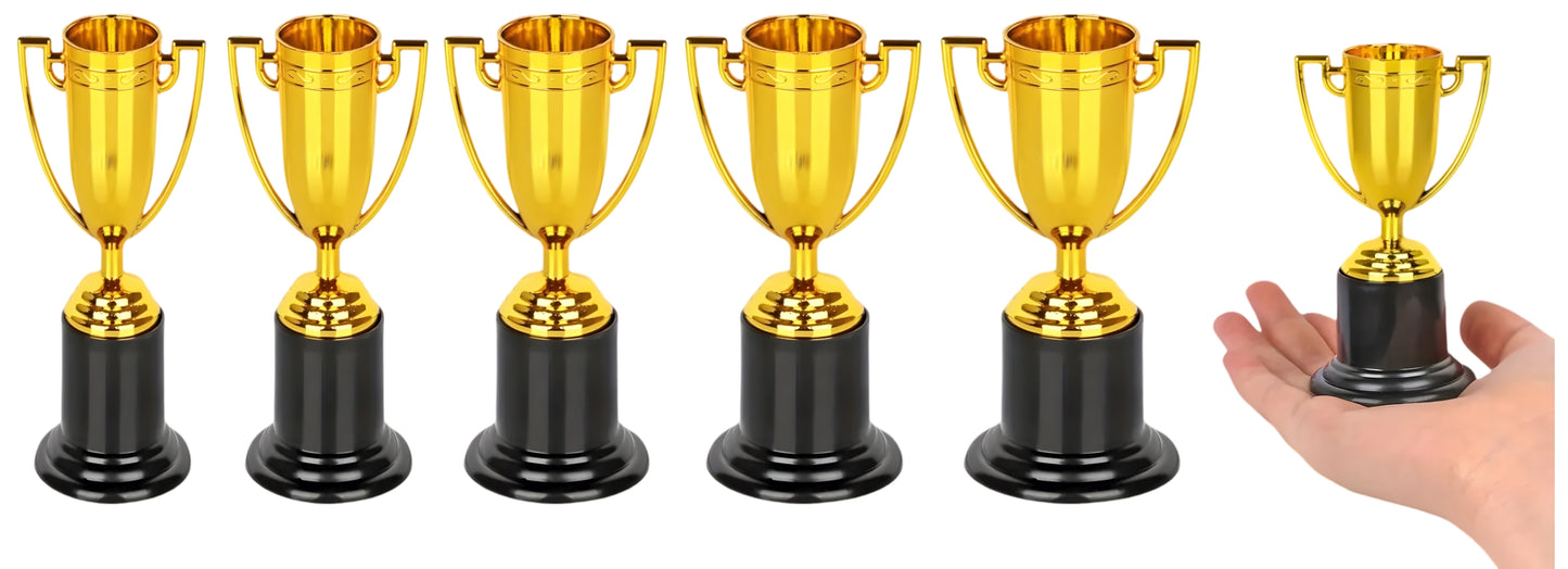 🏆  🥇 6 Trofeos para Niños - Primer Puesto ¡Celebra tu Victoria!