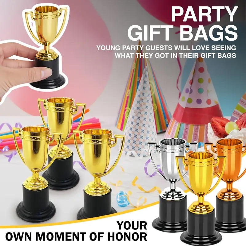 🏆  🥇 6 Trofeos para Niños - Primer Puesto ¡Celebra tu Victoria!