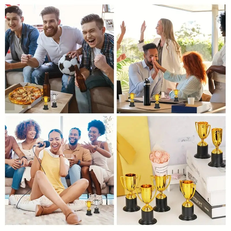 🏆  🥇 6 Trofeos para Niños - Primer Puesto ¡Celebra tu Victoria!